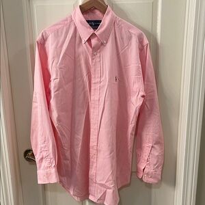 Ralph Lauren Light Pink Button-Down Dress Shirt